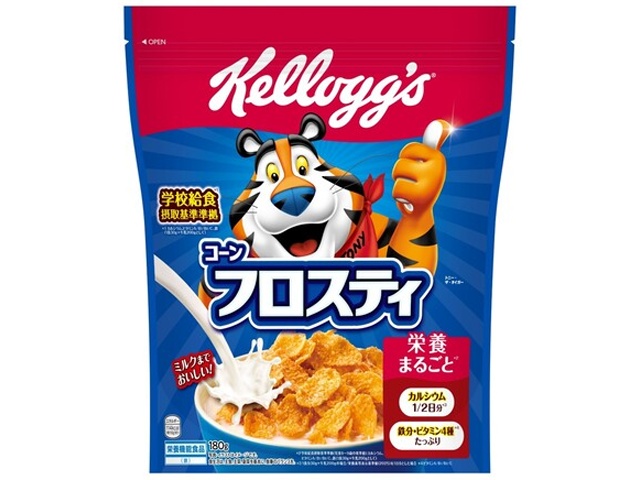 ケロッグ コーンフロスティ １８０ｇ 【新商品 3/1 発売】 【今月の特売 嗜好食品】 □お取り寄せ品 【購入入数１２個】