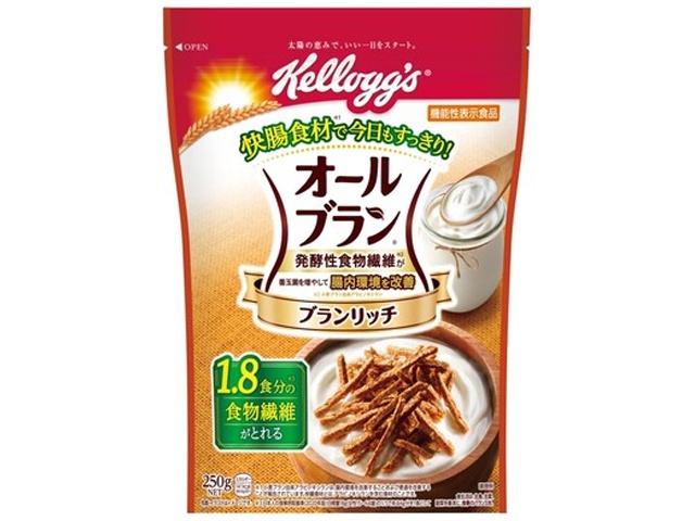 ケロッグ オールブラン ブランリッチ２５０ｇ △ 【購入入数６個】