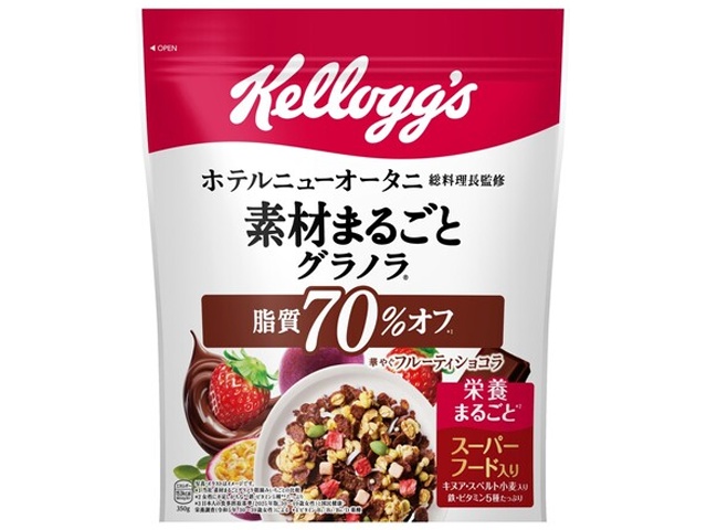 ケロッグ グラノラ脂質７０％オフショコラ３５０ｇ 【新商品 3/30 発売】 【今月の特売 嗜好食品】 □お取り寄せ品 【購入入数１２個】