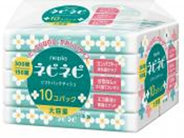 ネピネピ ソフトパックティシュ１５０Ｗ１０Ｐ 【新商品 4/1 発売】 □お取り寄せ品 【購入入数１２個】