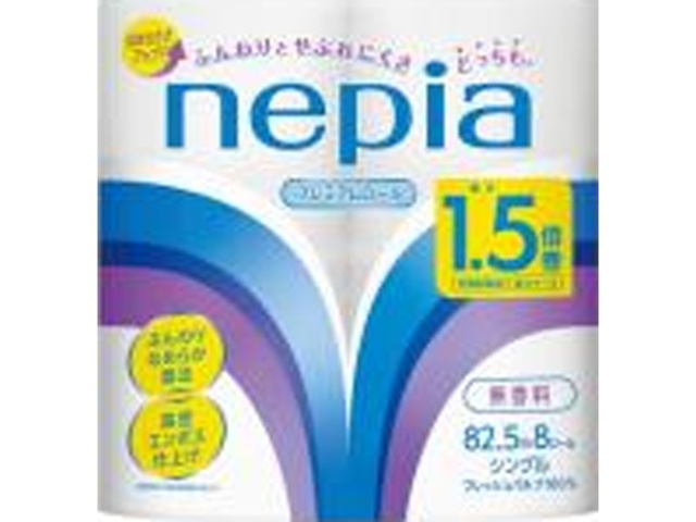 ネピア トイレット１．５倍８Ｒシングル △ 【購入入数１個】
