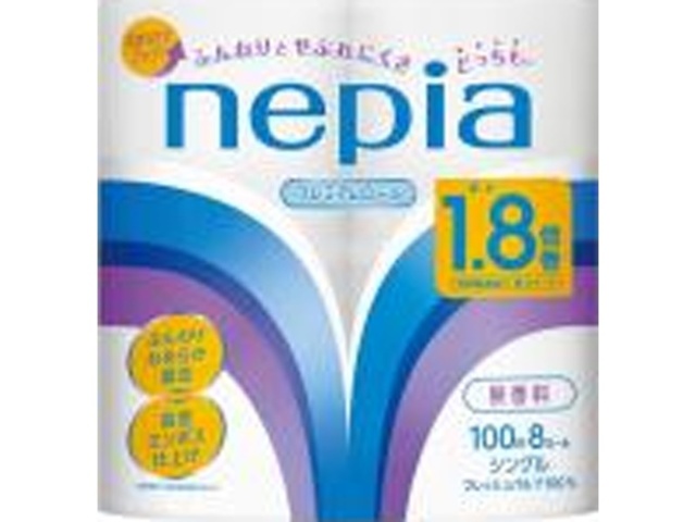 ネピア トイレット１．８倍８ＲＳ □お取り寄せ品 【購入入数８個】