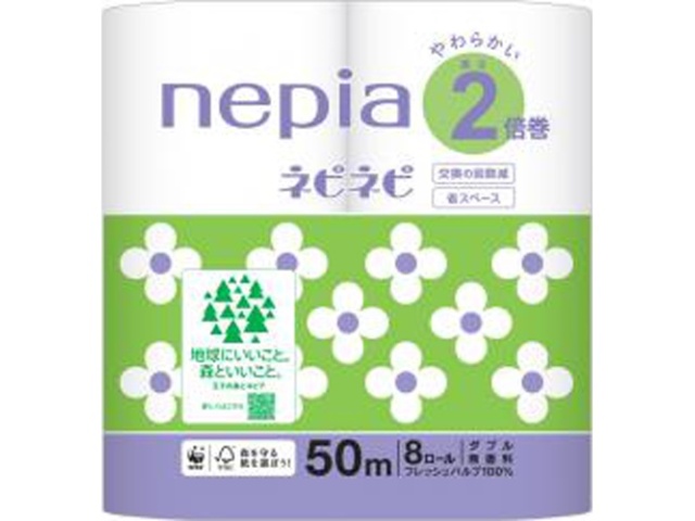 ネピネピ ８Ｒ ２倍巻Ｄ □お取り寄せ品 【購入入数８個】