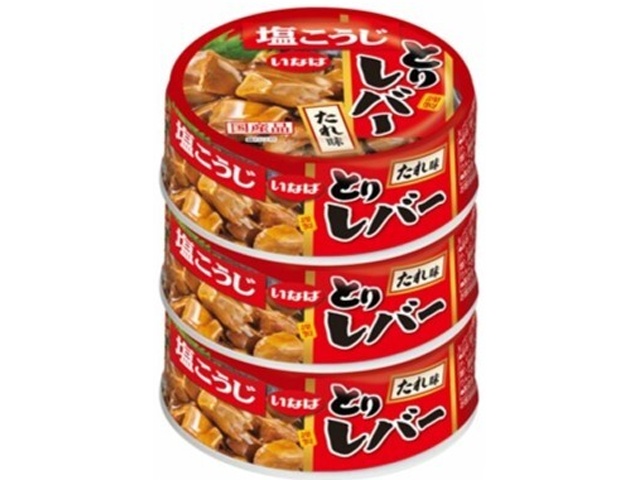 いなば とりレバー たれ味６５ｇ×３缶 □お取り寄せ品 【購入入数１５個】