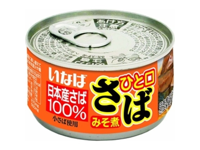 いなば ひと口さばみそ煮１１５ｇ □お取り寄せ品 【購入入数２４個】