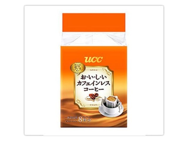ＵＣＣ おいしいカフェインレスコーヒードリップ８Ｐ △ 【購入入数６個】