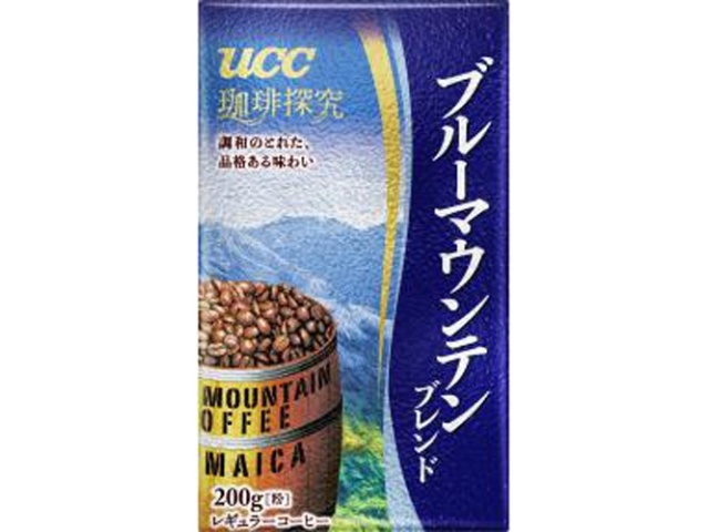 ＵＣＣ 珈琲探究 ブルーマウンテンＶＰ ２００ｇ □お取り寄せ品 【購入入数２４個】