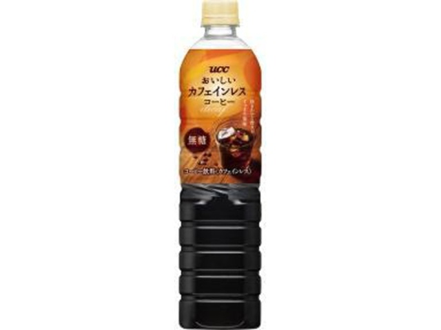 ＵＣＣ カフェインレスコーヒー無糖Ｐ９００ｍｌ □お取り寄せ品 【購入入数１２個】