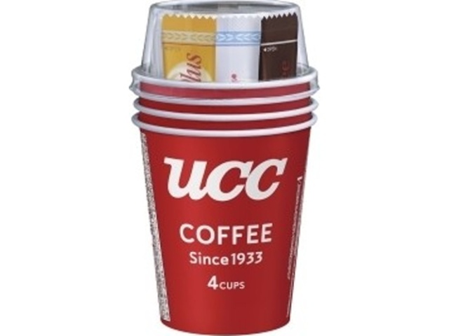ＵＣＣ カップコーヒー ４Ｐ □お取り寄せ品 【購入入数２４個】