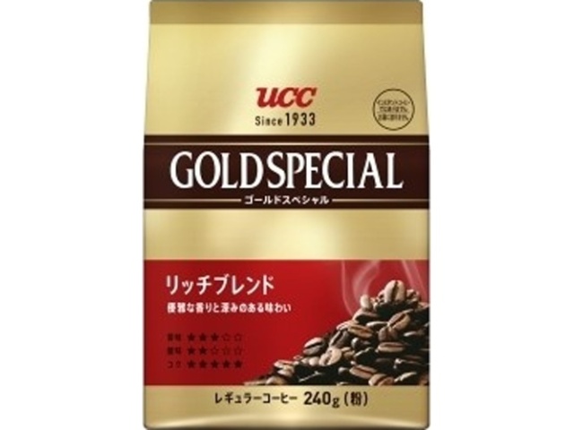 ＵＣＣ ゴールドスペシャル リッチ２４０ｇ △ 【購入入数１２個】