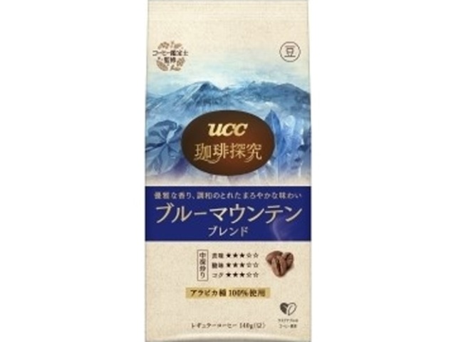 ＵＣＣ 珈琲探究 炒り豆ブルーマウンテン１４０ｇ □お取り寄せ品 【購入入数１２個】