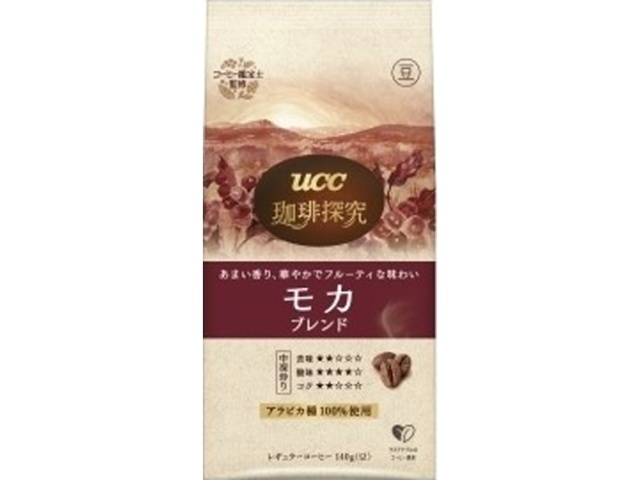 ＵＣＣ 珈琲探究 炒り豆モカブレンド１４０ｇ □お取り寄せ品 【購入入数１２個】