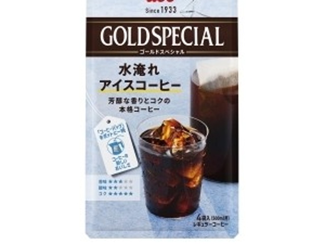 ＵＣＣ ゴールドスペシャル水淹れアイスコーヒー４Ｐ 【新商品 3/2 発売】 □お取り寄せ品 【購入入数１２個】