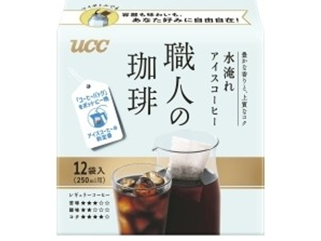 ＵＣＣ 職人の珈琲 水淹れアイスコーヒー１２Ｐ 【新商品 3/2 発売】 □お取り寄せ品 【購入入数１２個】