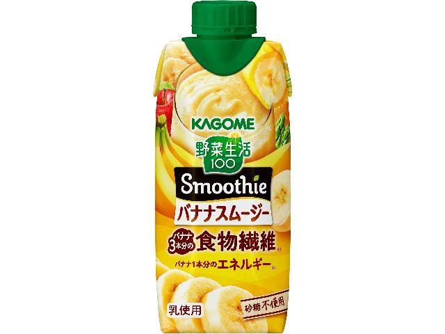 カゴメ 野菜生活スムージー 濃厚バナナ紙３３０ｍｌ  【購入入数１２個】
