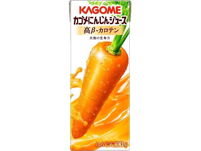 カゴメ にんじんジュース高β―カロテン紙２００ｍｌ □お取り寄せ品 【購入入数２４個】