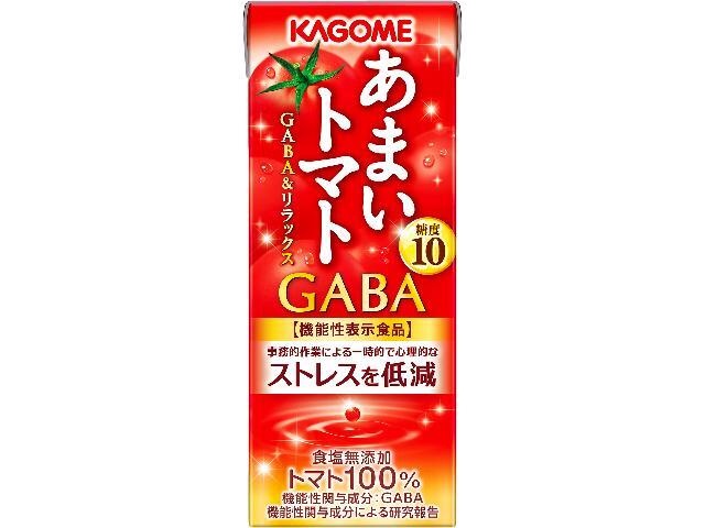 カゴメ あまいトマトＧＡＢＡストレス低減１９５ｍｌ □お取り寄せ品 【購入入数２４個】