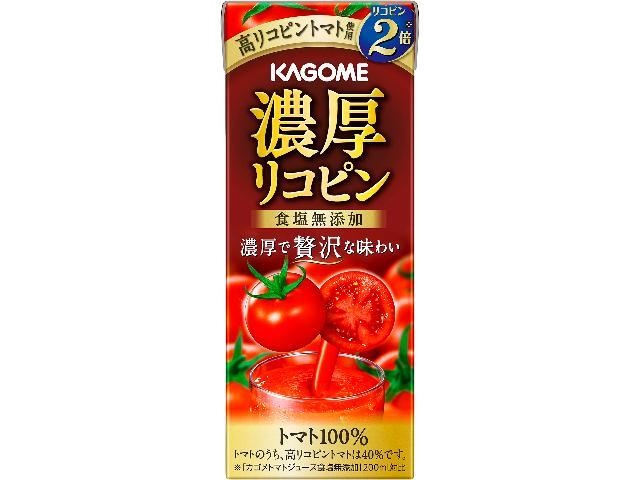 カゴメ 濃厚リコピン １９５ｍｌ □お取り寄せ品 【購入入数２４個】