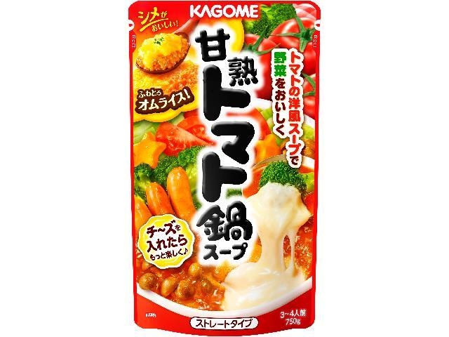 カゴメ 甘熟トマト鍋スープ ７５０ｇ △ 【購入入数１２個】