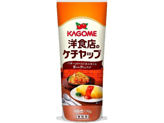 カゴメ 洋食店のケチャップ ７７０ｇ □お取り寄せ品 【購入入数１２個】