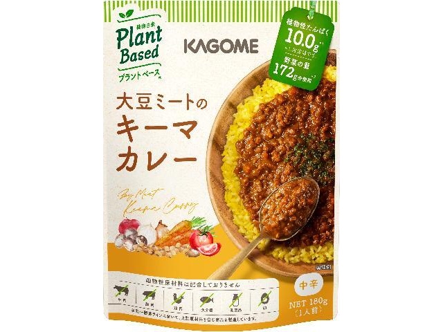 カゴメ 大豆ミートのキーマカレー１８０ｇ □お取り寄せ品 【購入入数３０個】