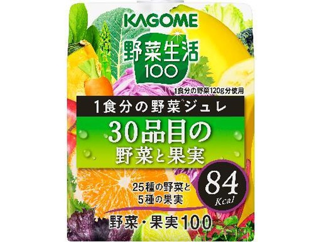カゴメ 野菜生活１００野菜ジュレ３０品目野菜と果実 △ 【購入入数６個】