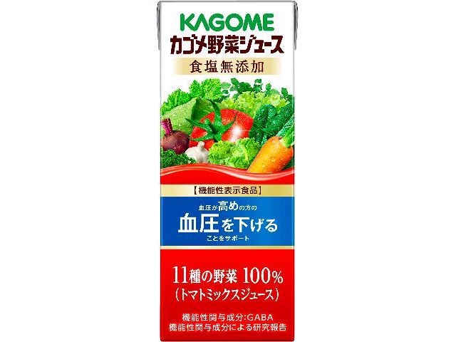 カゴメ 野菜ジュース食塩無添加紙２００ｍｌ □お取り寄せ品 【購入入数２４個】