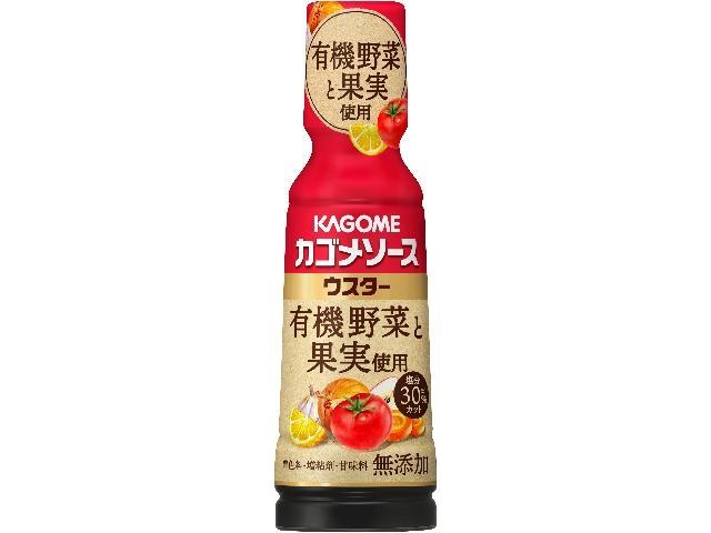 カゴメ 有機野菜と果実使用ウスターソース１７５ｍｌ □お取り寄せ品 【購入入数３０個】