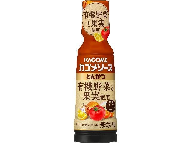 カゴメ 有機野菜と果実使用とんかつソース１７５ｍｌ □お取り寄せ品 【購入入数３０個】