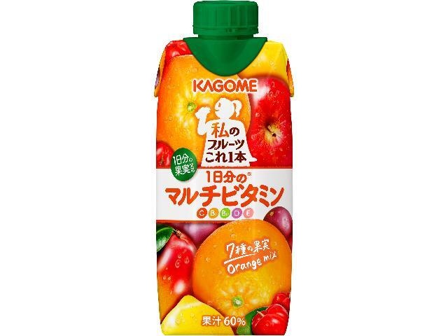 カゴメ 私のフルーツこれ一本マルチビタミン３３０ｍｌ  【購入入数１２個】