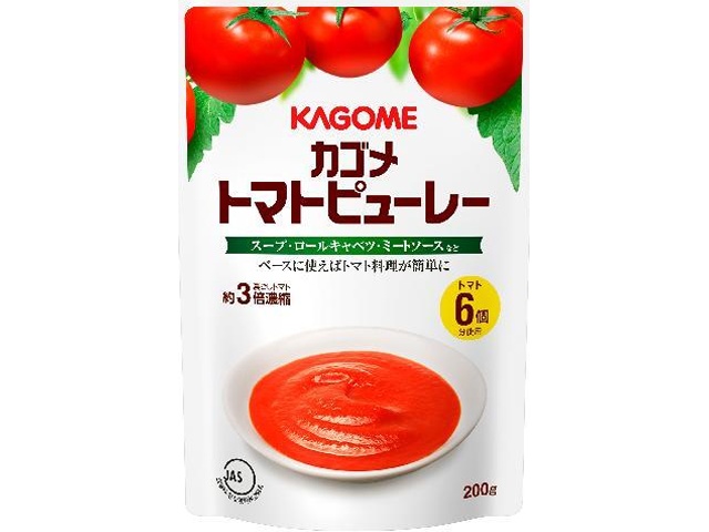 カゴメ トマトピューレー ２００ｇ  【購入入数５個】