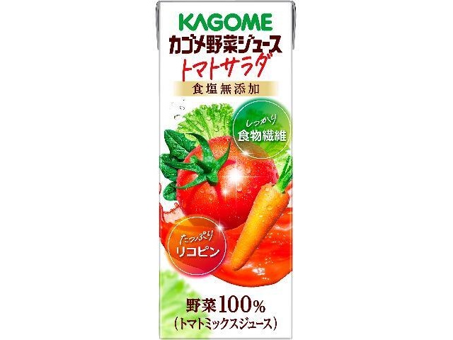 カゴメ 野菜ジューストマトサラダ２００ｍｌ △ 【購入入数２４個】