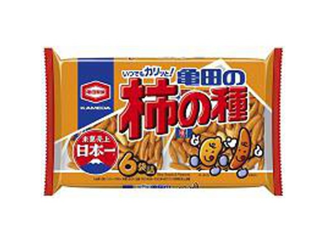 亀田 柿の種 ６袋詰１８０ｇ  【購入入数１２個】