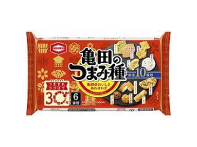 亀田 つまみ種 ６袋詰１２０ｇ  【購入入数１２個】