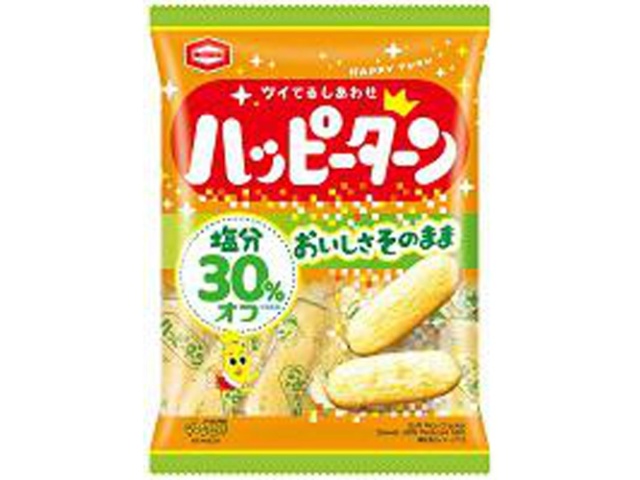 亀田 減塩ハッピ－タ－ン ８３ｇ □お取り寄せ品 【購入入数１２個】