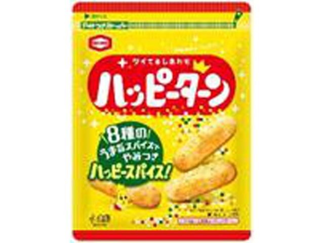 亀田 ハッピーターンスパイス７３ｇ □お取り寄せ品 【購入入数１２個】