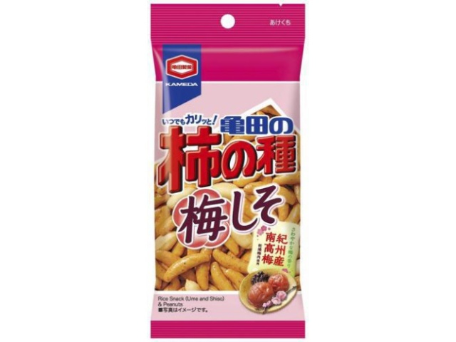 亀田 柿の種 梅しそ５７ｇ △ 【購入入数１２個】