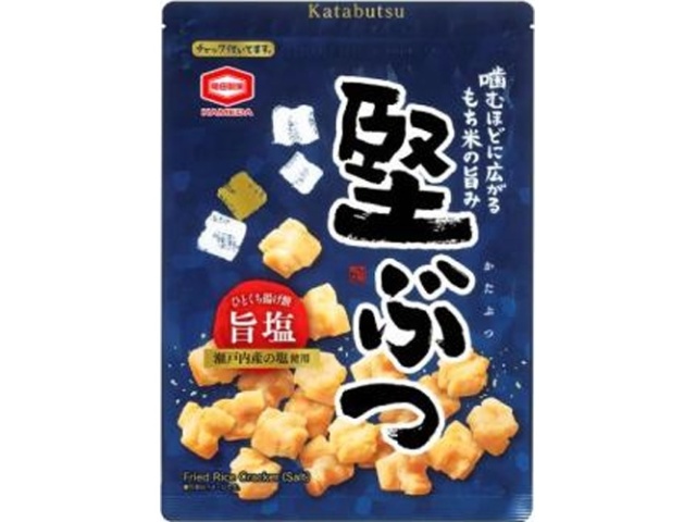 亀田 堅ぶつ 旨塩１６０ｇ □お取り寄せ品 【購入入数６個】