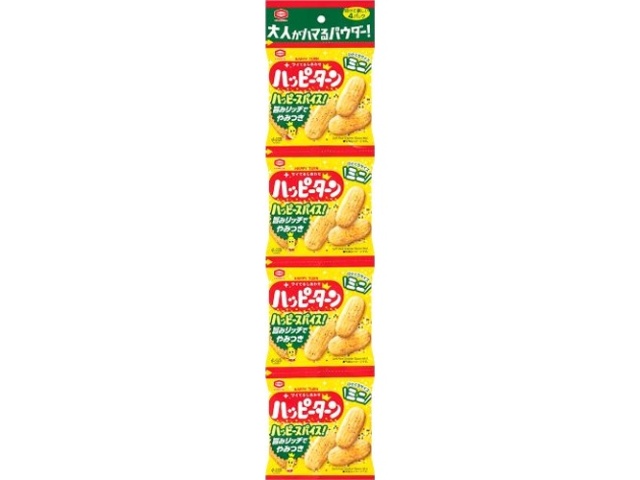 亀田 ハッピーターンミニ スパイス４連 □お取り寄せ品 【購入入数１０個】