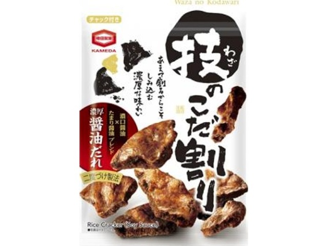 亀田 技のこだ割り 濃厚醤油１１０ｇ □お取り寄せ品 【購入入数６個】
