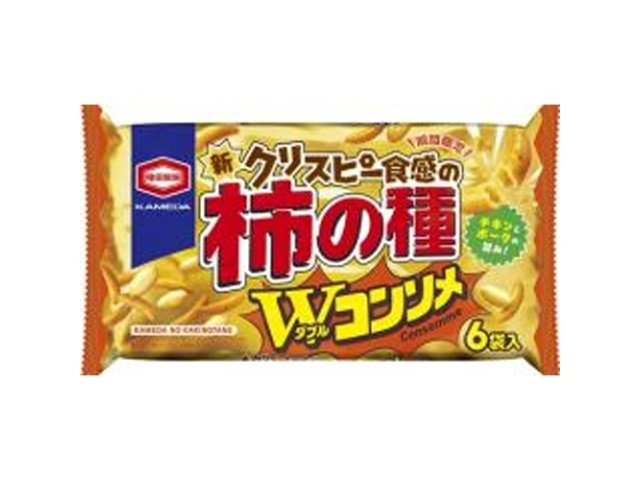 亀田 柿の種 ダブルコンソメ６袋 □お取り寄せ品 【購入入数１２個】