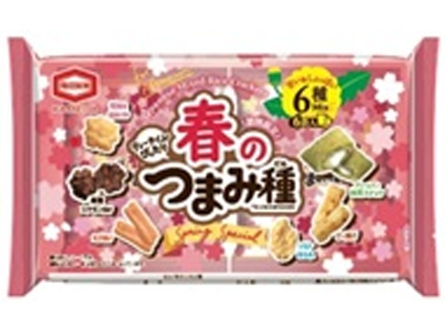 亀田 春のつまみ種 ９０ｇ 【新商品 2/16 発売】 □お取り寄せ品 【購入入数１２個】