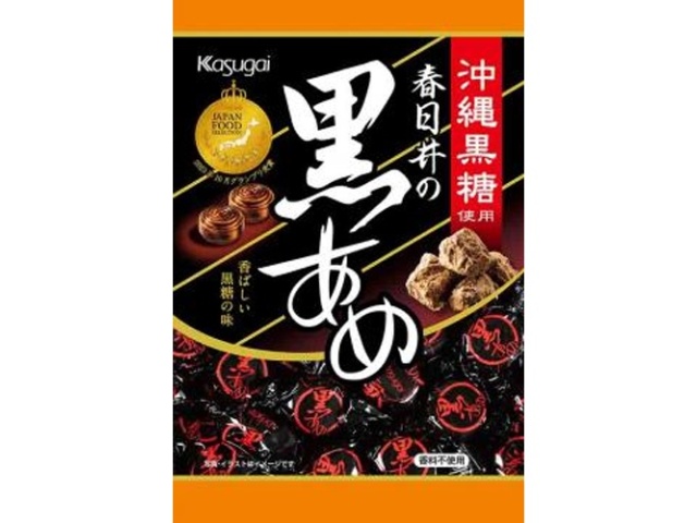 春日井製菓 黒あめ １３４ｇ △ 【購入入数６個】