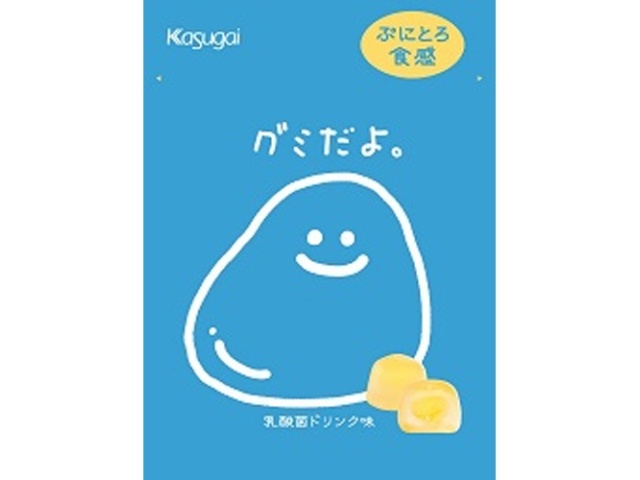 春日井製菓 グミだよ。乳酸菌ドリンク味６０ｇ △ 【購入入数６個】