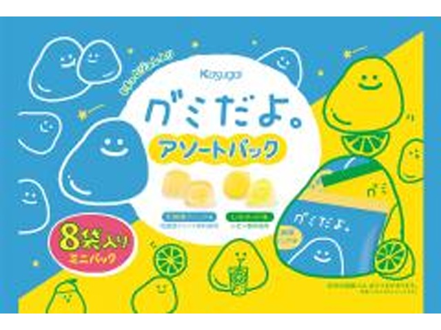 春日井製菓 グミだよ。アソートパック１３４ｇ 【新商品 3/30 発売】 △ 【購入入数１２個】