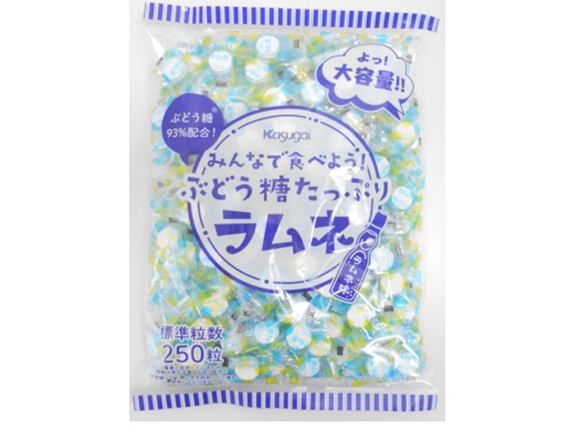 春日井製菓 ぶどう糖たっぷりラムネ５５０ｇ □お取り寄せ品 【購入入数１０個】