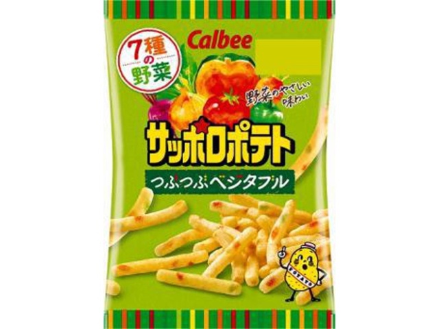 カルビー ２４ｇサッポロポテトつぶつぶベジタブル △ 【購入入数２４個】