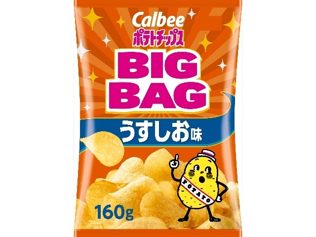 カルビー ビッグバッグ うすしお味１６０ｇ □お取り寄せ品 【購入入数１２個】