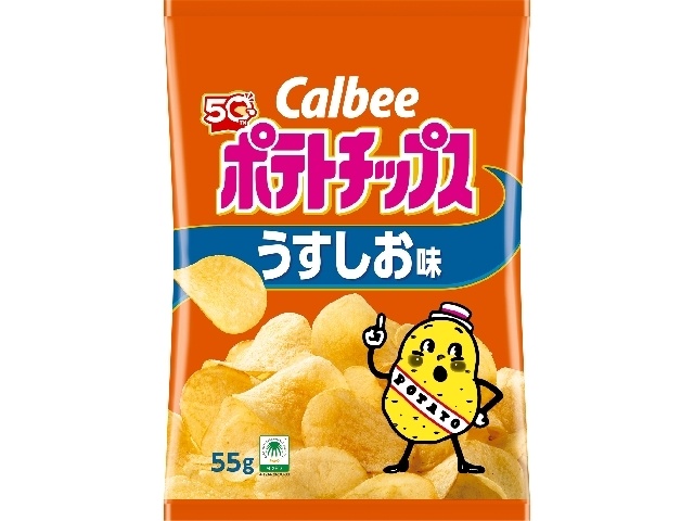 カルビー ポテト うすしお味５５ｇ △ 【購入入数１６個】