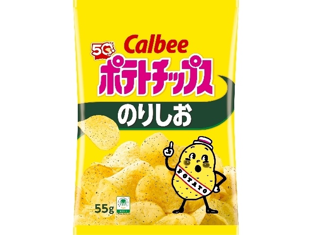 カルビー ポテト のりしお５５ｇ △ 【購入入数１６個】